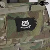 Skull Pirate Flag Embroidery Patch Smiling Cat Tactical Chapter Outdoor Badges for Clothes Backpack Vest 18th Century