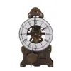 Nordic Mechanical Antique Table Clock Metal Gear