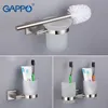 Gappo nieuwe handdoekbar dressoir clip papieren houder tandenborstel houder bad handdoek handdoek ring ring badkamer accessoires zeep set g17t11