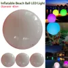 Красочный надувной пляжный мяч светодиодные бассейн играет пляжные спортивные игрушки для воды надувные воздушные шарики для дриблинга в дайвинг