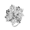 2/4/6st legeringsservett Ring blomma strass designhandduk