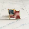 U.S.A USA AMERICA NATIONAL FLAGバッジアームバンド刺繍パッチとラペルピン1セットの布アクセサリーバックパック