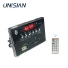 Amplifier UNISIAN Bluetooth 5.0 decoder Board With Mini Power Output Mp3 Decoding Player Support MP3 WMA WAV FLAC APE Remote Control DAC