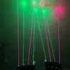 LED RAVE TOY COOL GREEN REDレーザーハンドグローブディスコステージパフォーマンスパフォーマンスナイトクラブパーティーボールルーム照明クリスマスコスチューム240410