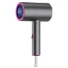 Dryers Amazon 110V/220V opvouwbare föhn Amerikaans/Europese/Britse standaard hoog power Quick Drying Blue Light Hair Care Hair Dryer