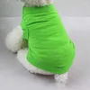 Camisetas de camisa em branco de vestuário de cachorro roupas de colete de estimação básicas para figurinos sem mangas respiráveis para cães médios pequenos gatos gatos