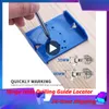 Blauw scharniergat boorgeleider 35 mm 40 mm locator gat opener sjabloon deur kasten diy gereedschap voor houtbewerking handgereedschap