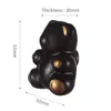 Lovely Teddy Bear Ceramic Shape Cabinet Door Knobs Furniture Handles Modern Knobs and Handles Kids Room Drawer Dresser Knob