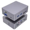 Hubs Çift DP 4K 60Hz Thunderbolt MST Dock HB Hub USB C Docking İstasyonu 2x HDMI Dizüstü Bilgisayar Aksesuarları MacBook Pro Air Mac Mini Lenovo