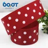 OOOT BAORJCT 176181 38 mm 10 Yard/Los Punkte Bänder Thermaltransfer bedrucktes Grosgrain Hochzeitszubehör Diy Handgefertigte Material