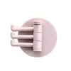 Hooks Rotary Seamless Adhesive Hook Strong Bearing Stick Kitchen Wall Hanger Bathroom Supplies Branch 4Pcs