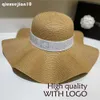 Summer Ruffle Straw Top Hats Fashion Mens Womens Bucket Hat Sun Protection Lady Travel Sunhat Designer stora takfot mössor