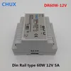 Alimentazione a commutazione della guida Din Chux 5V 12V 15V 18V 24V 48 V Uscita DC SMPS DR15W 30W 45W 60W per luce LED CNC