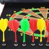 Darts Durable 3Pcs/lot Bullseye Target Game Plastic Dart Wing Magnetic Two-Sided Magnetic Board Safety Party Target Game Toy