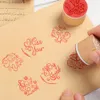 1PC Thank You Wood Rubber Retro Stamp Handmade Letter Stamp DIY Scrapbook Cards Decor Words For You Blessing Greeting Words