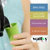 Walfos 4 pezzi Grado alimentare Silicone Pop Pop Stampo Maker Strumenti per gelati per gelati per gelati per gelati per gelati per ghiaccioli per ghiaccioli per ghiaccioli