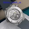 Hot AP Wrist Watch Royal Oak Offshore Series 15720St New Precision Steel Grey Plate Mens Fashion Ligneau Machinerie sportive Machinerie de plongée