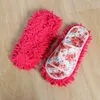 1 Pair Washable Lazy Dust Mop Slippers Microfiber Soft Wearable Bathroom Floor Dusting Cover Home Cleanning Tools