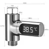 Zhangji Badrum LED Duschtemperatur Display Baby Water Thermometer Kran Dusch Roterande Baby Safe Temperaturmätare