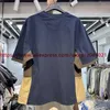 Men's T-Shirts Patchwork Double Layered T-shirt Men Women Best Quality Zipper Top Tees T Shirt J240409