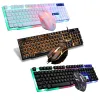 Combos GTX300 USB przewodowe 104 klawisze RGB Podświetlenie ergonomiczne grę myszy klawiatura zestaw komputerowych akcesoria wymiany komputera