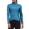 Santic Women's Cycling Jersey à manches longues à manches longues à manches longues Vêtements de vélos de vélo de route hiver thermique Tops à glissière complète avec poches