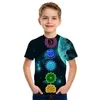 T-shirts Universe Solar System Kids T-shirt 3D Print Planet Sun Earth Venus Tshirt Casual Harajuku Summer Child Shirt Tops for Boys Girls 240410