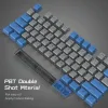 Accessories 165 Keys Grey Blue Pudding Keycaps PBT Double Shot Translucent Key Set for 100%, 75%, 65%, 60% Mechanical Keyboard OEM Keycap