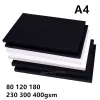 New 80-400gsm High Quality A4 Black White Kraft Paper DIY Handmake Card Making Craft Paper Thick Paperboard Cardboard