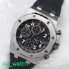 Grestest AP WIST WATM Royal Oak Offshore Series 42 mm kalendarz Red Devil Wampir Automatyczne mechaniczne zegarek mechaniczny Stal 26470st.oo.a101cr.01 Black Disc