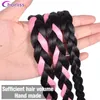 Extensões de cabelo de rabo de cavalo sintéticas ornamentos bandeiras de borracha faixas de borracha bandos de cabelo de cabeceira de cabeceira acessórios para cabelos de presente