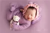 0-3 Month Newborn Photography 4Pcs Hat Pillow Romper Bodysuits Outfit Baby Boy Girl Clothes For Photo Shooting Props Accessories