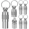 Hundhalsar 6 PCS Cat Identity Taggar PET för personliga små etiketter Pendant Namn Aluminiummaterial