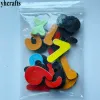 26pcs/lot.0-9 Nummers koelkast magneet wiskunde speelgoed leer je eigen intelligentie speelgoed diy puzzelspellen zelfleren verjaardagscadeaus oem