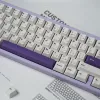 Accessories GMK Keycaps Rose Purple Rose Theme 146 Key PBT keycap Dye Sublimation Cherry Profile For table Mechanical Keyboard switch Keycap