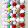 30pcs/conjunto inseado de lã de estilo nórdico pingente de bola de lã deco pom pom pom guirlanda garoto de garoto de garoto de parede de parede de parede de parede pendurada