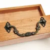 MOBILI ANTICO da 2 pc maniglie a strisce in lega in lega di zinco a strisce manopole per porte di gioielli mobili in bronzo tiro in legno