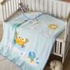 Four Seasons Super Soft Farai Fleece Blanket Air Condicionado Clante de Artigo espesso respirável Jardim de infância Cobertor de bebê Folha de bebê