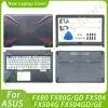 Cases Nieuwe laptopafdekkingen voor ASUS FX80 80G 80GD FX504 504G FZ80 ZX80G LCD LCD Achterafdekking Achterste bovenkant Voorkant Bezel Scharnieren Bottomdeel Vervangen