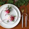 Yo Cho Cho Wedding Artificial Boutonniere Bride Colso Corsage Tea Tea Rosa Bridida Flora Flori Girl Bracciale Corsages Sister Corsages