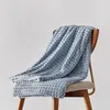 Одеяла модное одеяло для дивана кровати фланелевая клетчатая клетчатая простальная сплошная сплошная таблица
