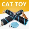 2/3/4/5 hål vikbar husdjurskatttunnel Pet Cat Training Toy for Cat Rabbit Animal Play Tunnel Tube Cat Play Tent Nest Toys