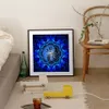 5d DIY Abstract Diamond Målning Flower Mandala Hela runda borrdiamantbroderier Mosaik korsstygn Kit Hemväggskonstdekor