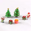 7pcs Mini Christmas Landscape Ornament Cute Xmas Christmas Tree DIY Mini Garden Festival Home Decor for Christmas