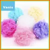 Whole-Whole 50pcs Multicolor Senior Supper Soft Bath Ball Body Brush Bathsite Wash Flower Cleaning for Baby Kid Shower Spo221p