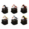 1pcs 귀여운 새 이쑤시감 디스펜서 개그 선물 청소 치아 고품질 재료 자동 조류 이쑤시개 상자