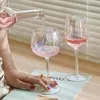 High-end European Style Goblet Crystal Rainbow Red Wine Glass Wedding Cocktail Glass Champagne Wine Glass Home Bar Gereedschappen Cadeau