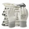 10 pares Luvas de trabalho Luvas de segurança preta revestidas com Pu Proteção à mão Proteção Antiskida Mecânico industrial Proteção Glove de trabalho Reino Unido