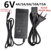 6V Adattatore di alimentazione da 6 V Adattatore di alimentazione DC 110 V 220V 6 Volt 4A 5A 6A 10A 15A Adattatore convertitore Switch Adapter Adattador 5,5 mm*2,5 mm