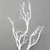 Decoração da casa da árvore seca ramificações de corais de pavão de plástico Acessórios de faixa de chifres de brilho de plástico Plantas artificiais Decoração de casamento